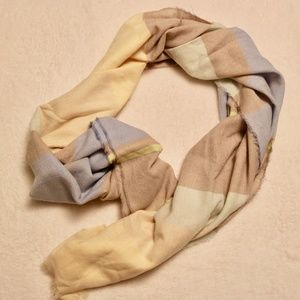 Light Green Blue Cream Scarf Aerie